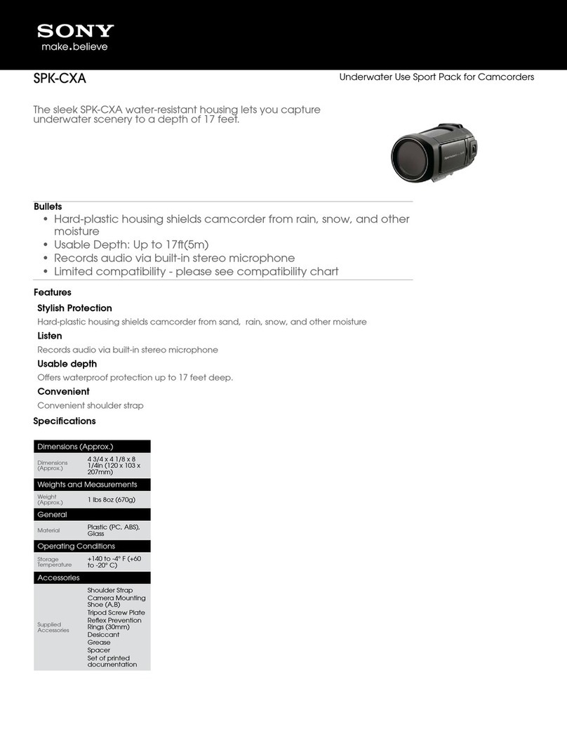 Sony SPK-CXA Specifications