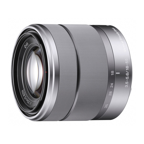 Sony SEL-1855 Specification sheet