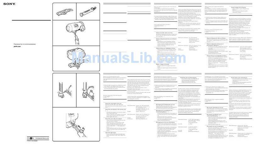 Sony VCT-MP1K User manual Sony VCT-MP1K User manual