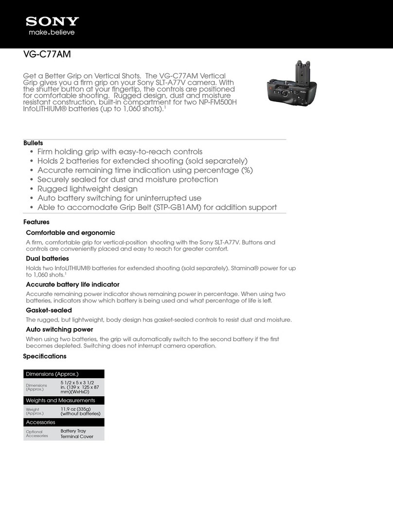 Sony VG-C77AM User manual