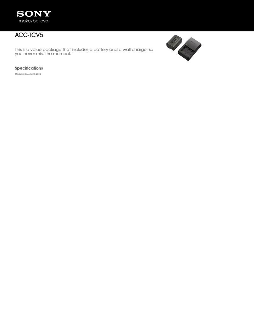 Sony ACC-TCV5 User manual
