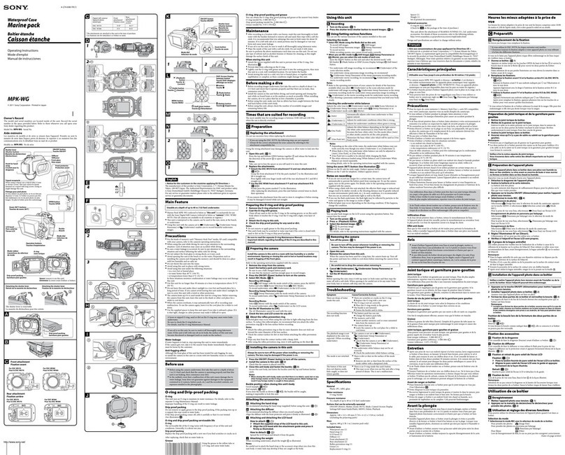 Sony MPK-WG User manual