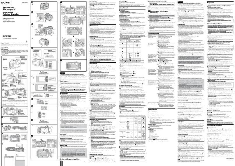 Sony MPK-THK operating instructions