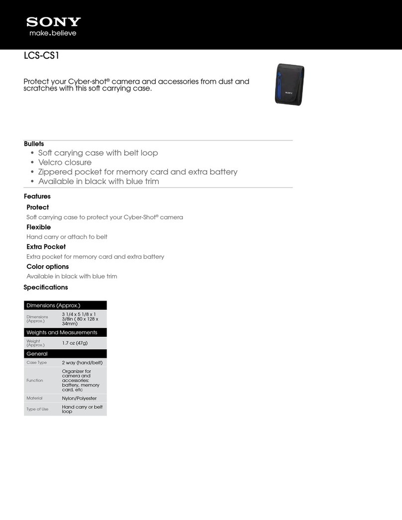 Sony LCS-CS1 User manual Sony LCS-CS1 User manual