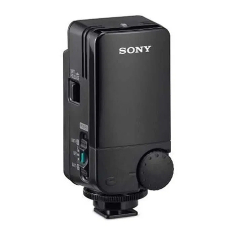 Sony HVL-IRM User manual Sony HVL-IRM User manual