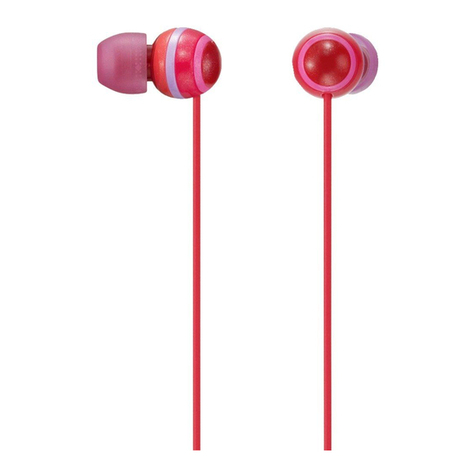 Sony MDR-EX40LP/RED User manual