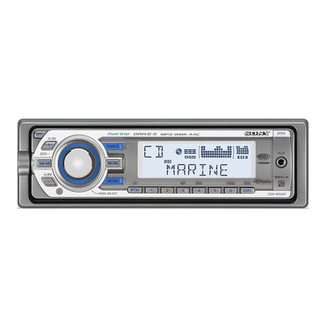 Sony CDXM50IP - Marine CD Receiver Slot Specifications