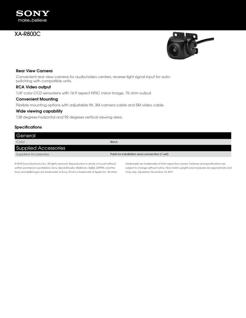 Sony XA-R800C User manual