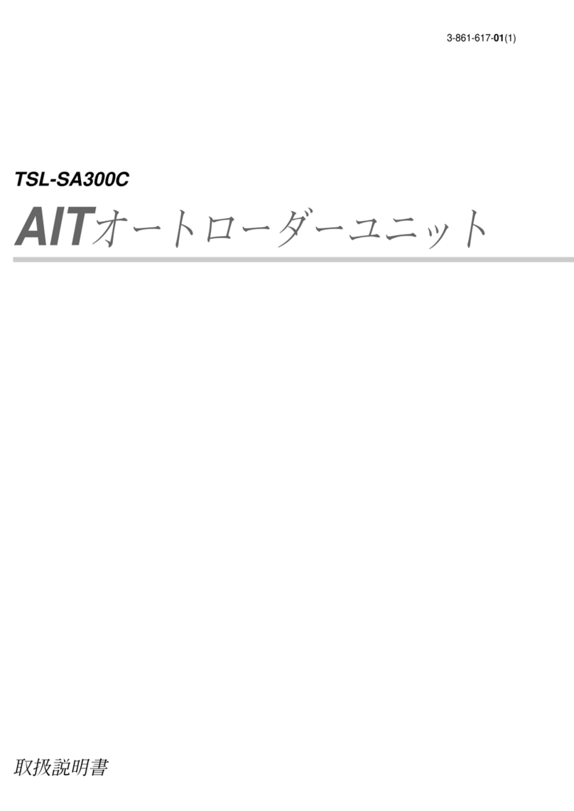 Sony AIT TSL-SA300C User manual