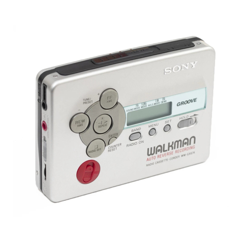 Sony Walkman WM-GX677 User manual