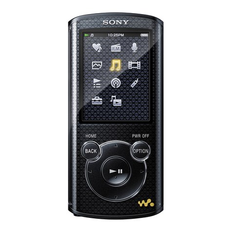 Sony MP3 Player user manual