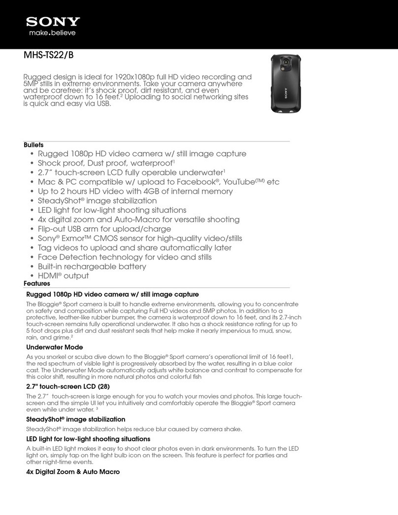 Sony MHS-TS22 User manual