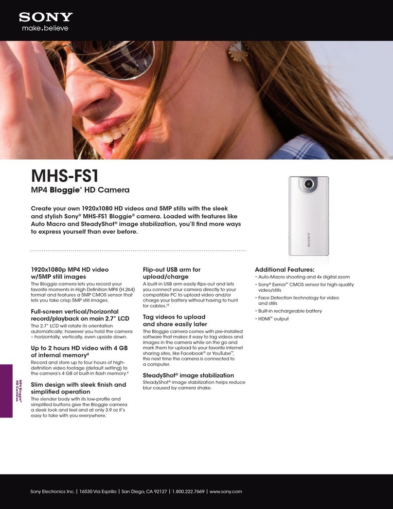 Sony MHS-FS1 User manual