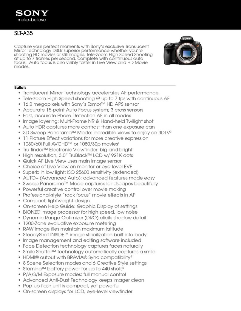 Sony SLT-A35 User manual