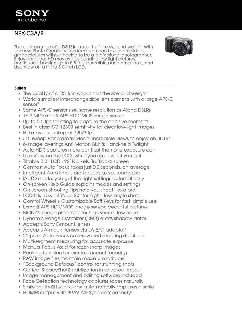 Sony NEX-C3A User manual