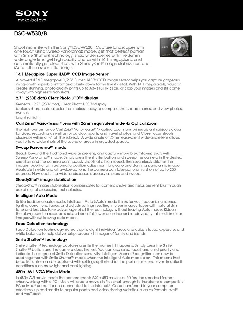 Sony DSC-W530/B User manual