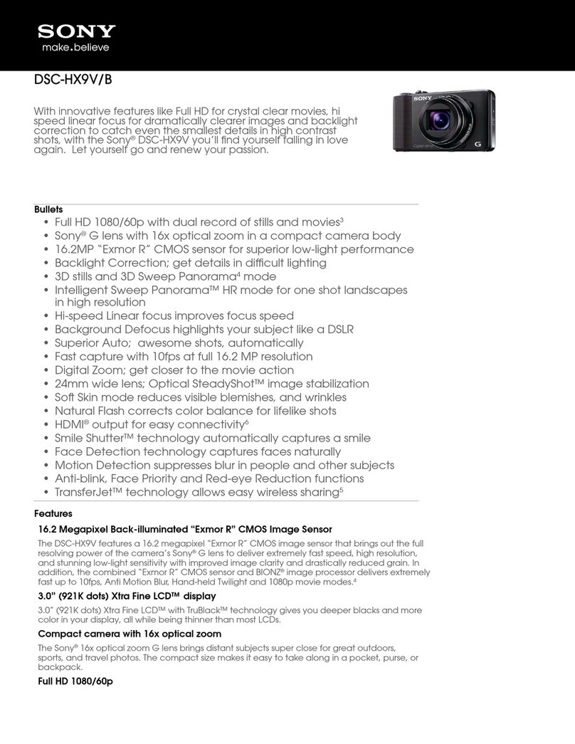 Sony Cyber-shot DSC-HX9V User manual