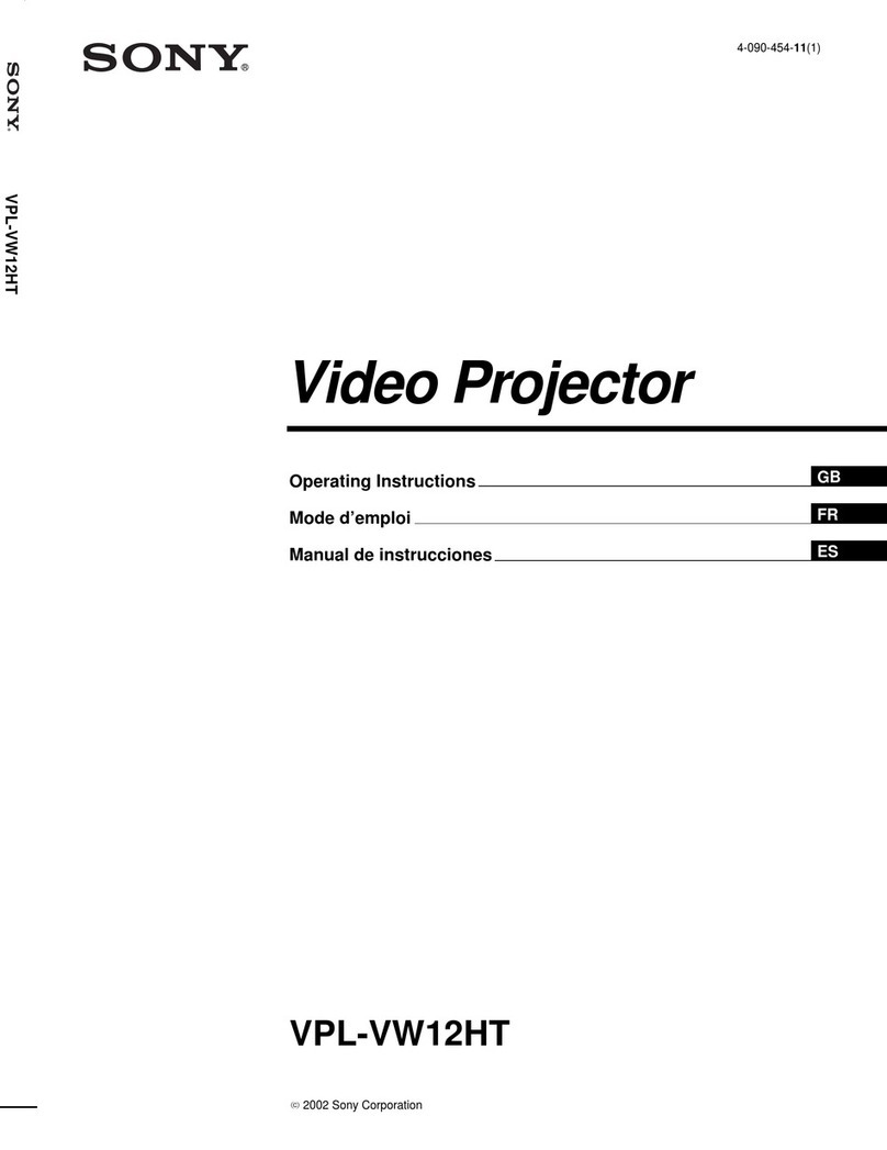 Sony VPL-VW12HT User manual