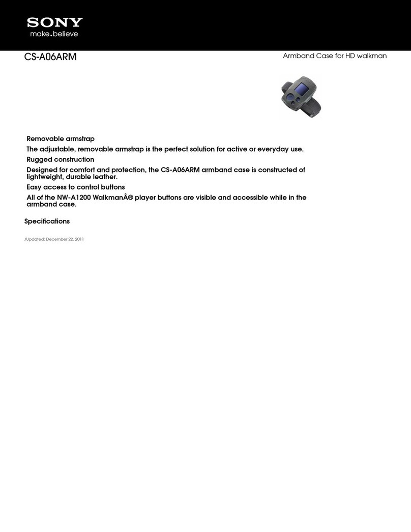 Sony CS-A06ARM User manual