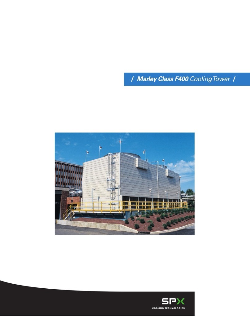 SPX Cooling Technologies Marley Class F400 User manual
