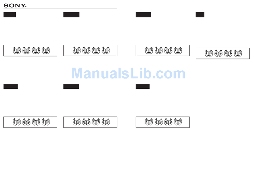 Sony SS-SP10A Owner's manual