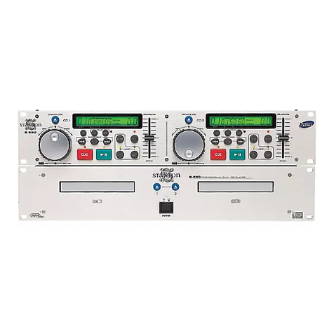 Stanton S.550 User manual Stanton S.550 User manual