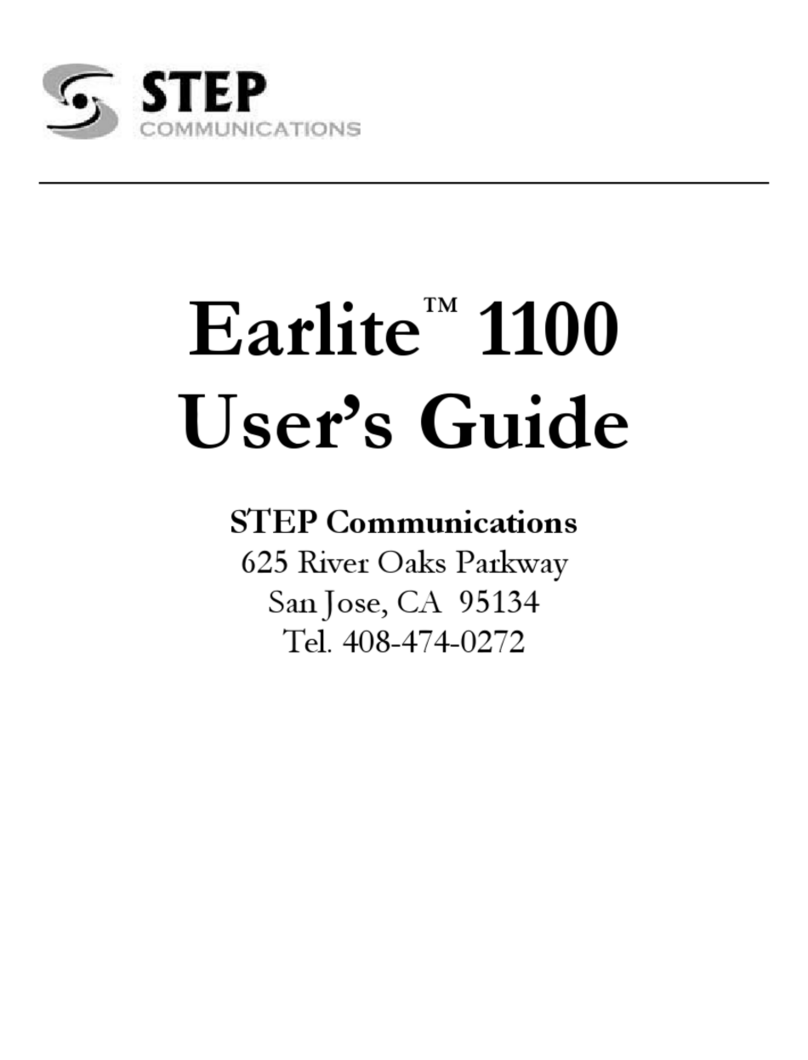 Step comm Earlite 1100 user guide