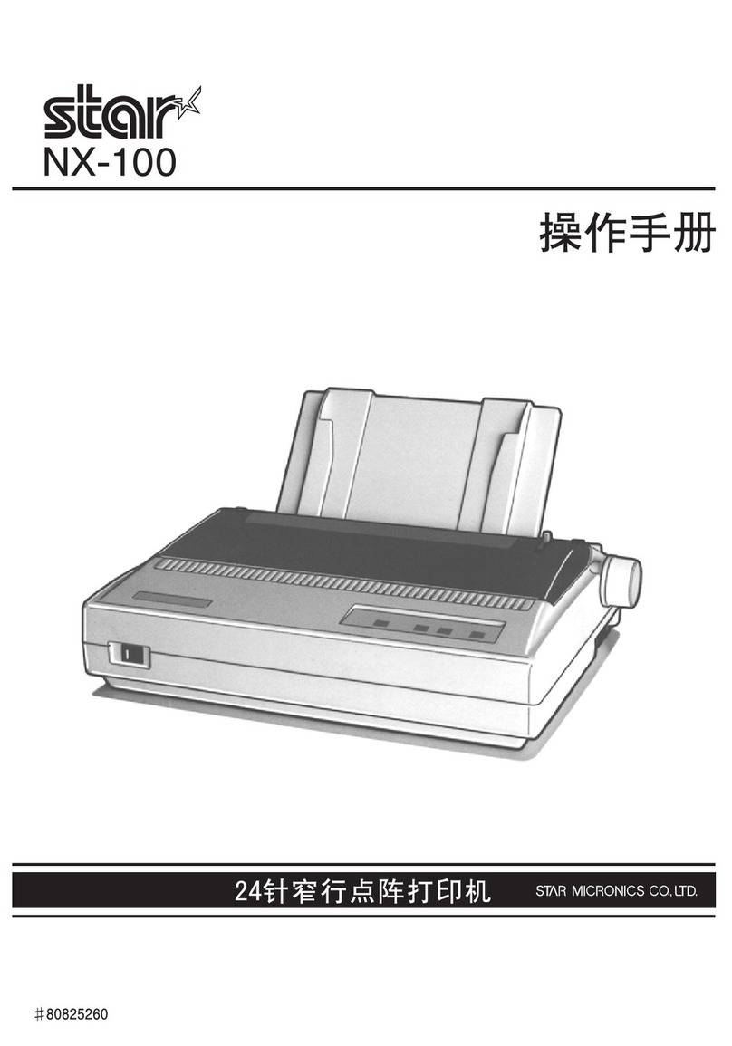 Star Micronics NX-100 product manual