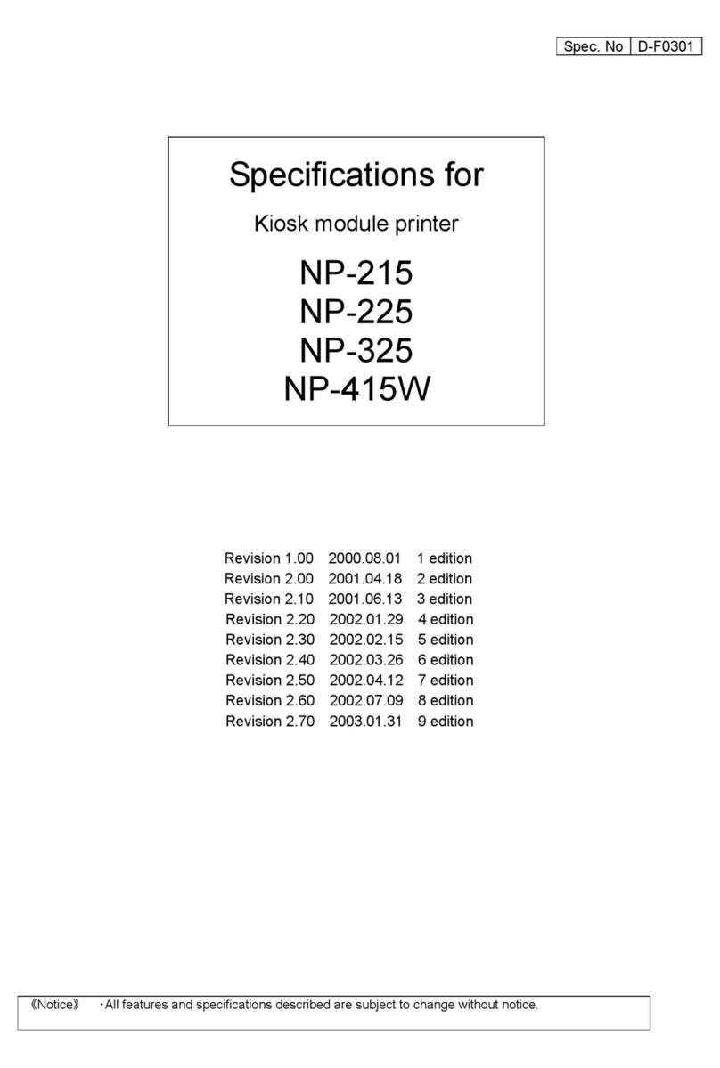 Star Micronics NP-215 User manual