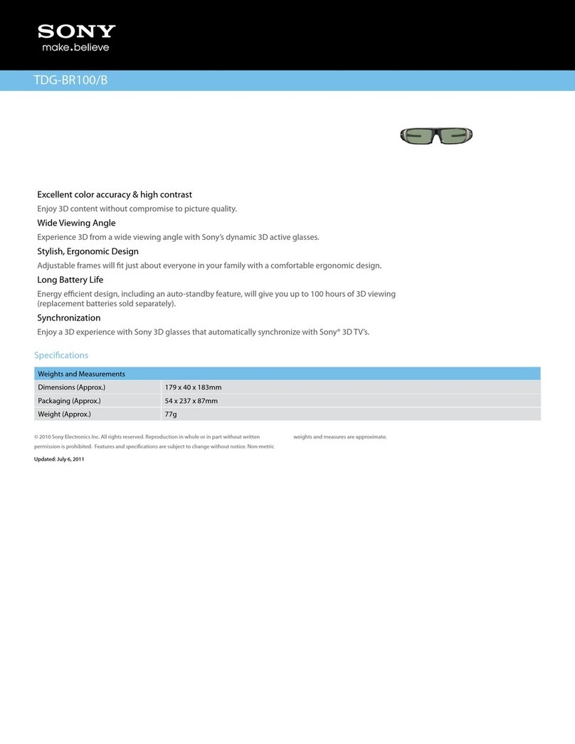 Sony TDG-BR100/B User manual