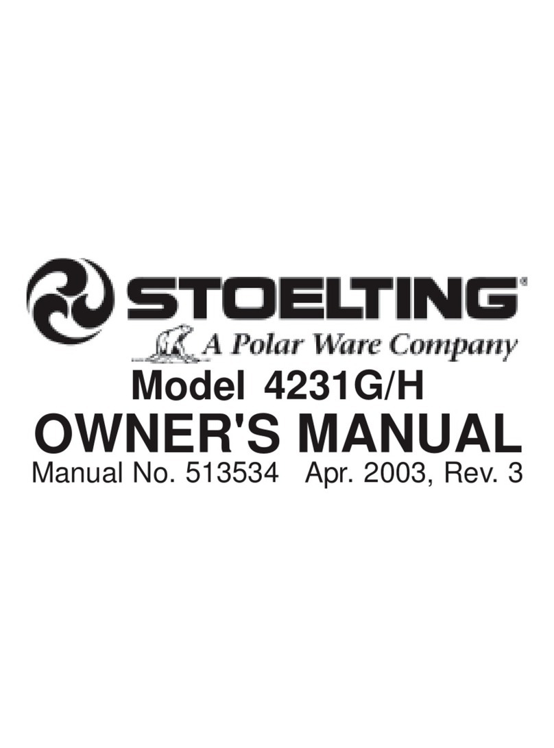 Stoelting 4231G owner's manual