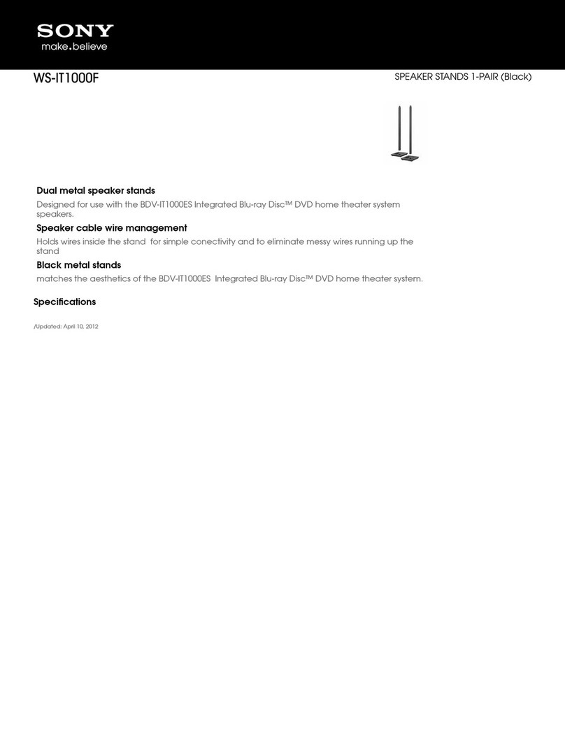 Sony WS-IT1000F User manual