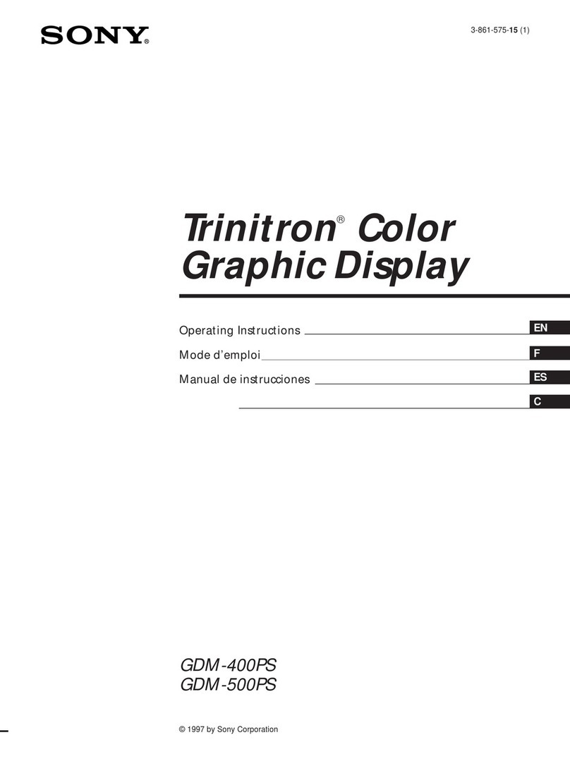Sony GDM-200PS User manual