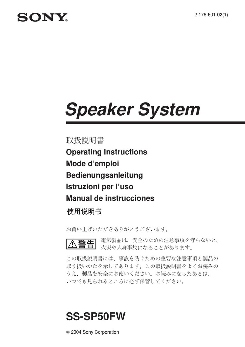 Sony FWD-50PX1 (English: pgs. 52-97) User manual Sony FWD-50PX1 (English: pgs. 52-97) User manual