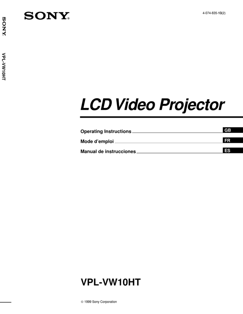 Sony VPL-VW10HT operating instructions