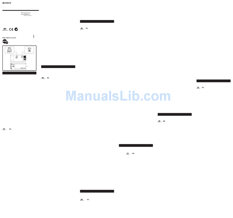 Sony MSA-128S2 User manual