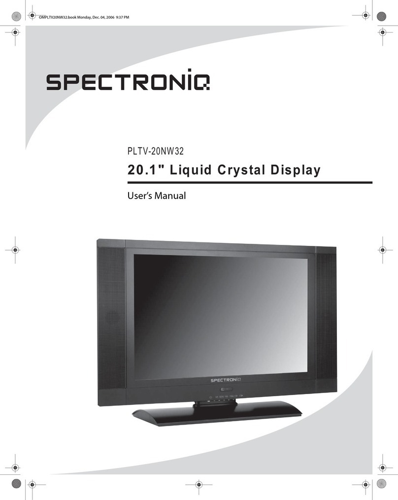 SpectronIQ PLTV-20NW32 user manual