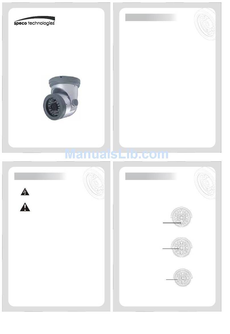 Speco VL-12 Series User manual