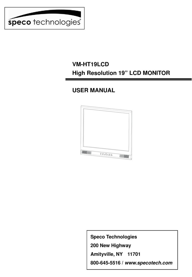 Speco VM-HT19LCD User manual