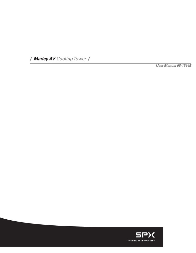 SPX Cooling Technologies MARLEY AV 98-1514E User manual