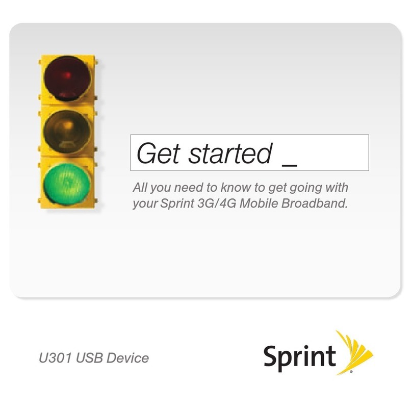 Sprint U301 Get started
