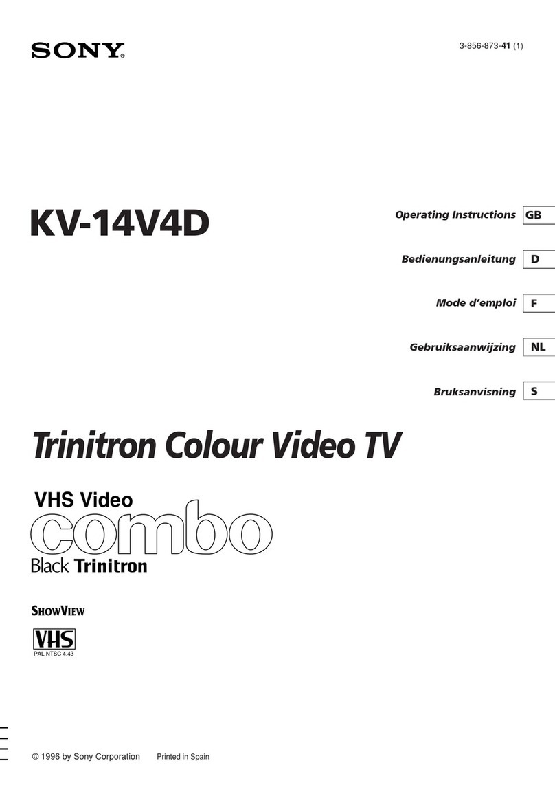 Sony Trinitron KV-14V4D User manual