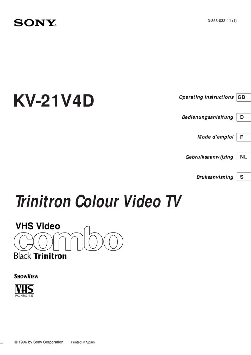 Sony Trinitron KV-21V4D User manual
