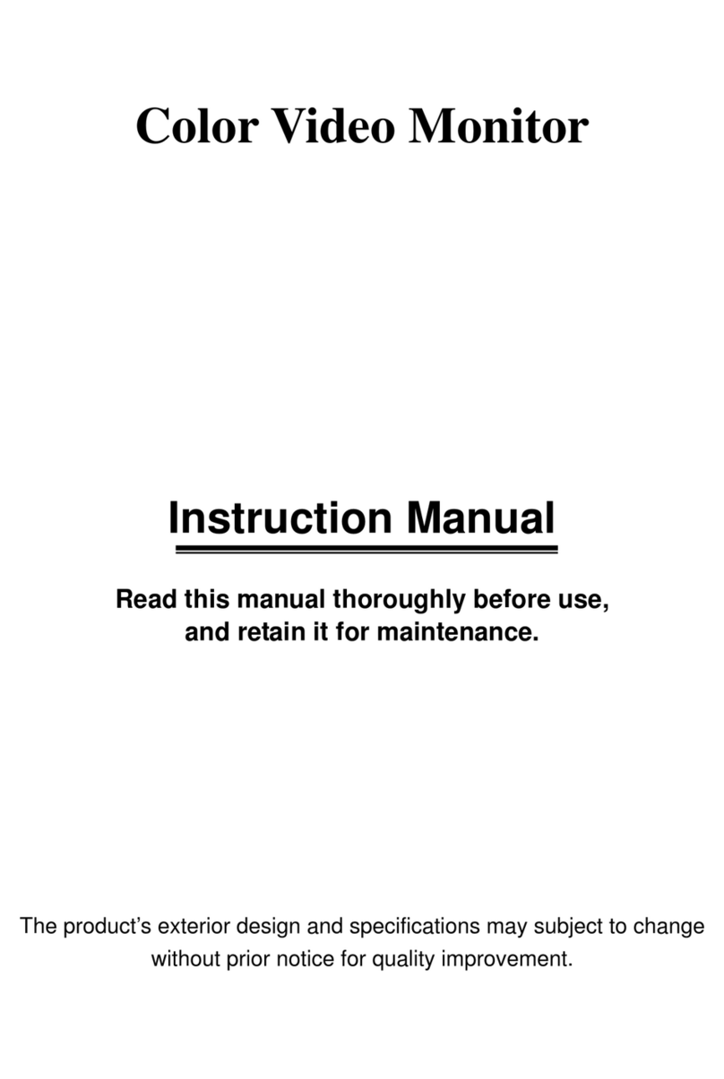 Speco Color Video Monitor User manual