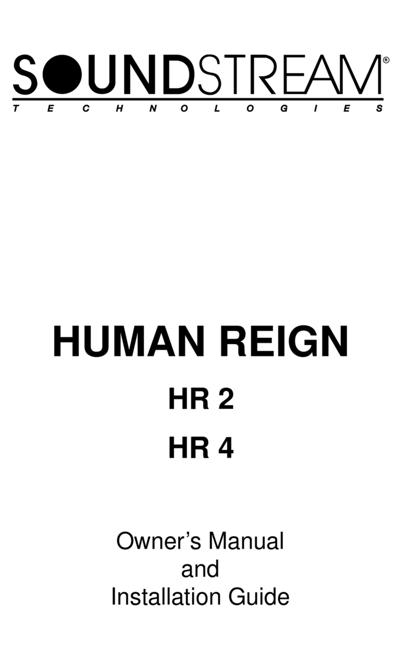 Soundstream HUMAN REIGN HR 2 User manual