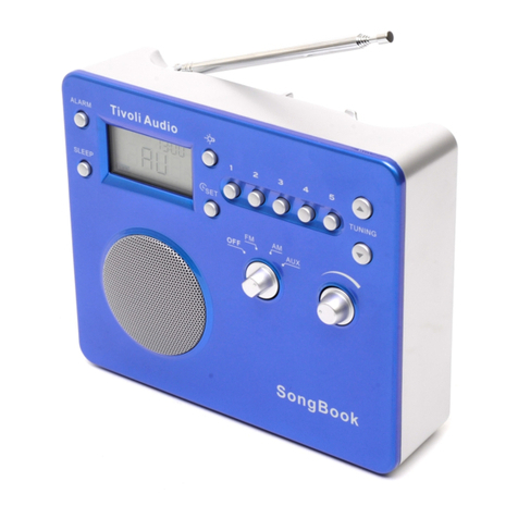 Tivoli Audio SongBook TivoliAudio SongBookTM User manual