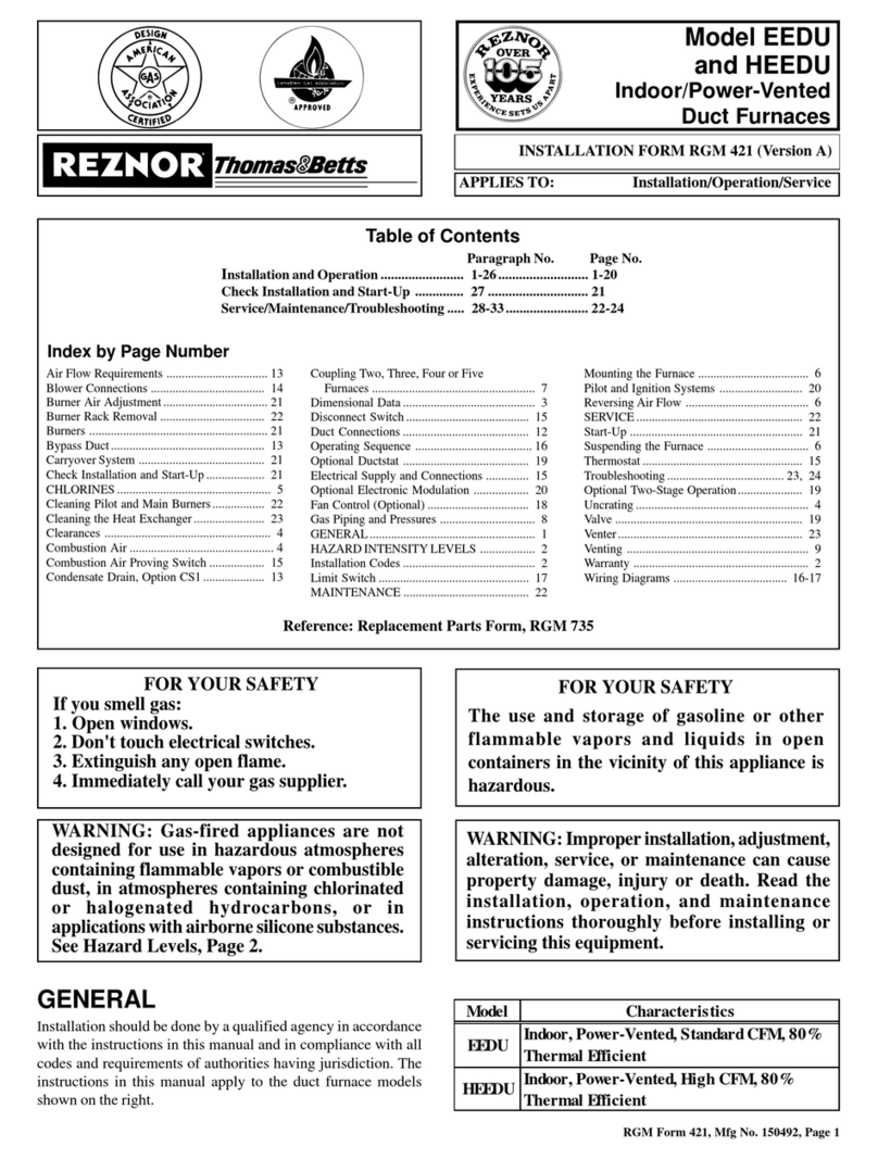 Thomas&Betts HEEDU Installation & operation guide