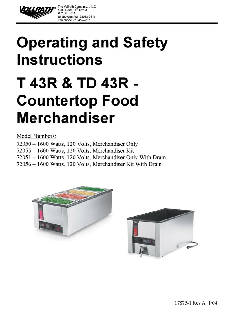 Vollrath T 43R Operating and safety instructions