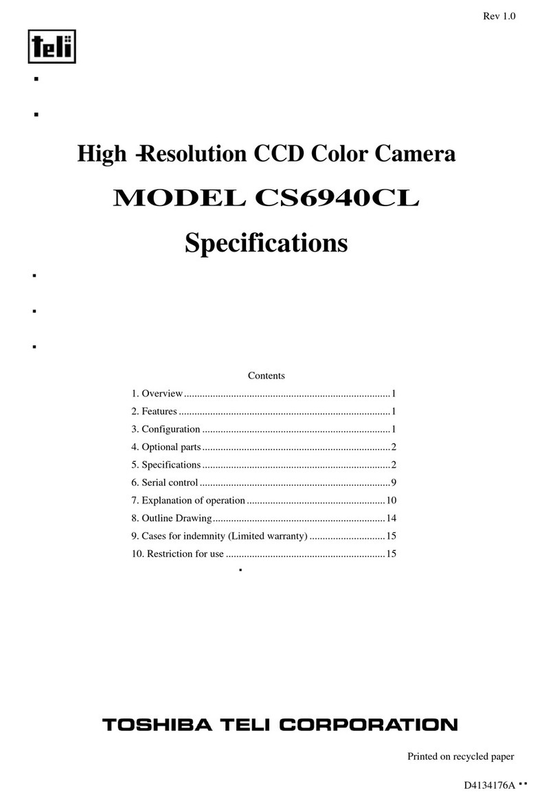 Teli CS6940CL User manual
