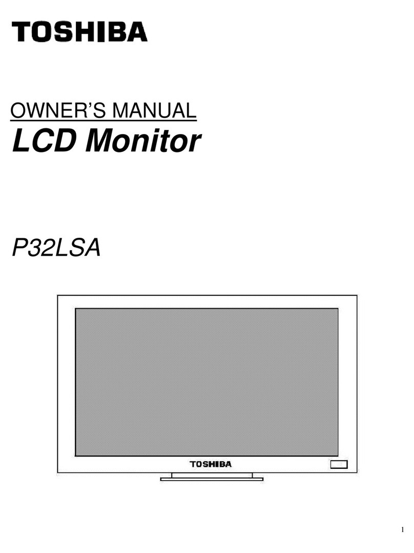 Toshiba P32LSA User manual